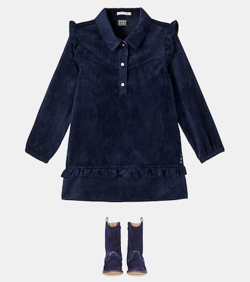 Abito in velluto a coste con volant | Scotch & Soda Kids