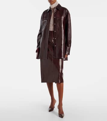Borel leather overshirt | Sportmax