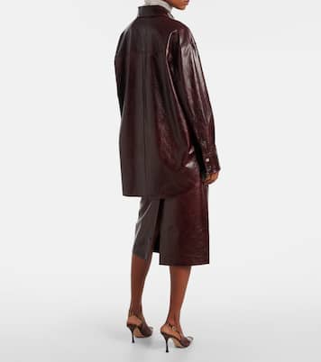 Borel leather overshirt | Sportmax