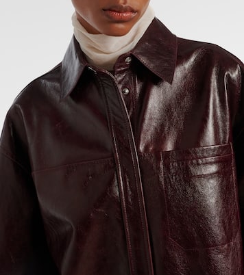 Borel leather overshirt | Sportmax