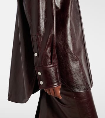 Borel leather overshirt | Sportmax