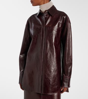 Borel leather overshirt | Sportmax