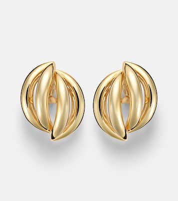 Clip-Ohrringe Abstract Line, 10kt vergoldet | Jennifer Fisher