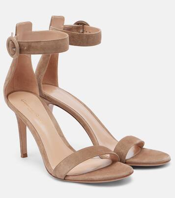 Portofino 85 suede sandals | Gianvito Rossi