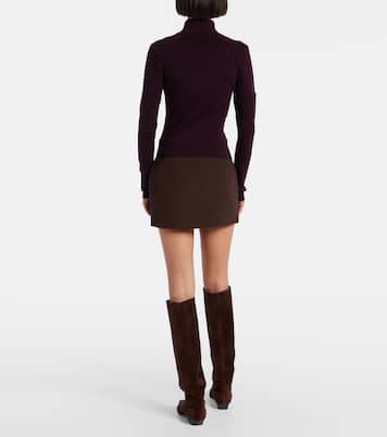 Virgin wool miniskirt | Wardrobe.NYC