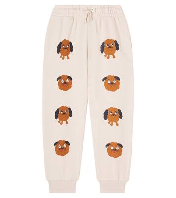 Doggies printed cotton sweatpants | Mini Rodini