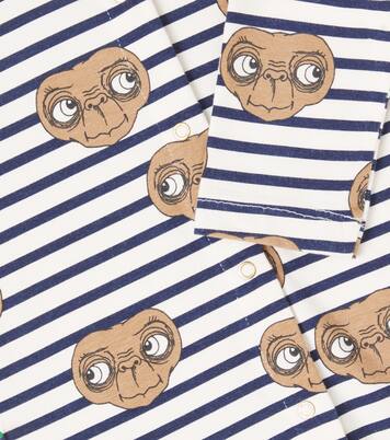 x E.T. Baby cotton-blend jersey onesie | Mini Rodini