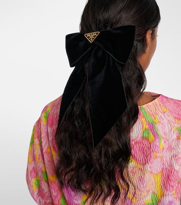 Velvet hair clip | Prada