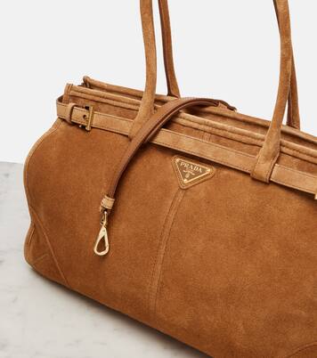 Prada Bonnie Large suede tote bag | Prada