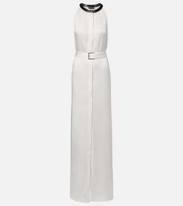 Crêpe satin maxi dress | Tom Ford