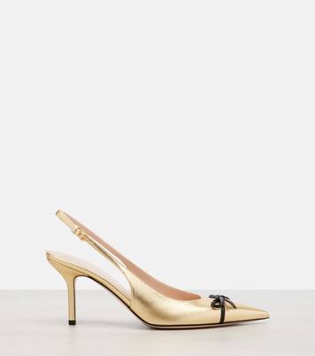 Bepointy 80 leather slingback pumps | Valentino Garavani