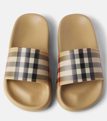 Burberry Check slides | Burberry Kids