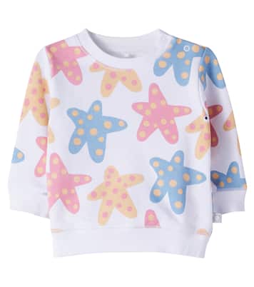 Baby printed cotton jersey sweatshirt | Stella McCartney Kids