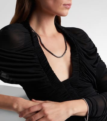 18kt black gold (750/1000) necklace with diamonds | Shay Jewelry