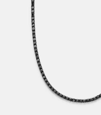 18kt black gold (750/1000) necklace with diamonds | Shay Jewelry