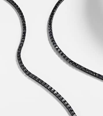 18kt black gold (750/1000) necklace with diamonds | Shay Jewelry