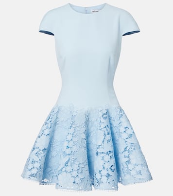 فستان قصير مع تقليم بالدانتيل | Self-Portrait