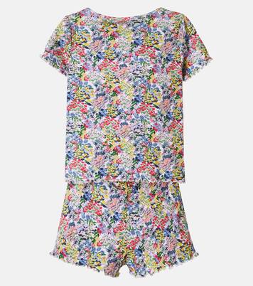 Floral cotton T-shirt and shorts set | The New Society