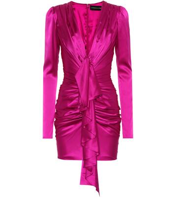 Silk satin minidress | Alexandre Vauthier
