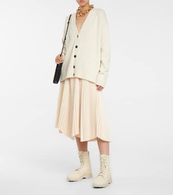 Lace-up leather ankle boots | Jil Sander