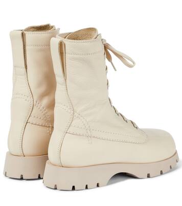Lace-up leather ankle boots | Jil Sander