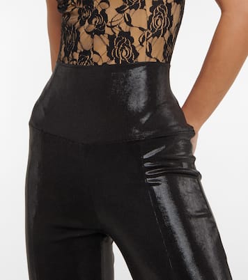 Spat high-rise flared leggings | Norma Kamali