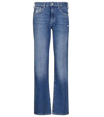 Knoxx high-rise boyfriend jeans | AG Jeans