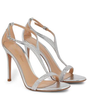 Eiko embellished leather sandals | Gianvito Rossi