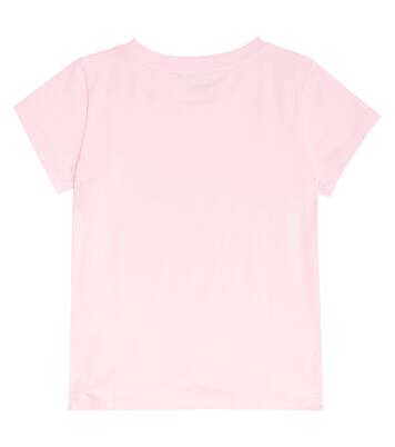 Logo cotton-blend T-shirt | Moschino Kids