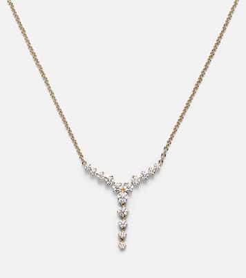 Collier Aria Cascade Mini en or 18 ct et diamants | Melissa Kaye