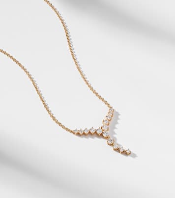 Collier Aria Cascade Mini en or 18 ct et diamants | Melissa Kaye