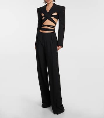 Weite High-Rise-Hose | Mugler