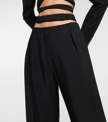 Weite High-Rise-Hose | Mugler