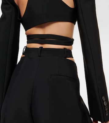 Weite High-Rise-Hose | Mugler