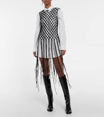 Fringed woven top | Dries Van Noten