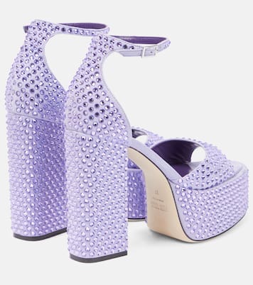 Holly Tatiana embellished leather platform sandals | Paris Texas