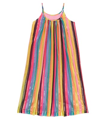 Robe rayée à logo | Marc Jacobs Kids