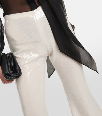 Pantalon flare à sequins | Taller Marmo