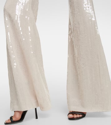 Pantalon flare à sequins | Taller Marmo