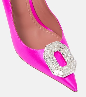 Escarpins Camelia en satin | Amina Muaddi