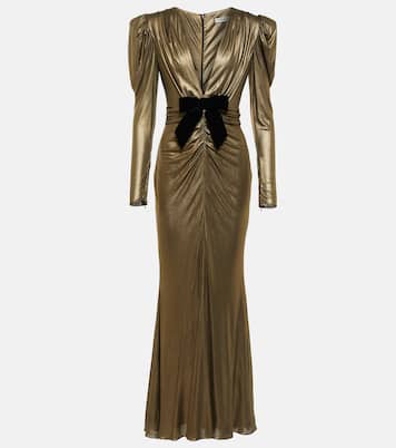 Embellished metallic gown | Alessandra Rich
