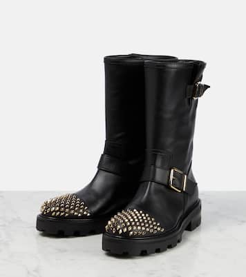 Biker II leather ankle boots | Jimmy Choo