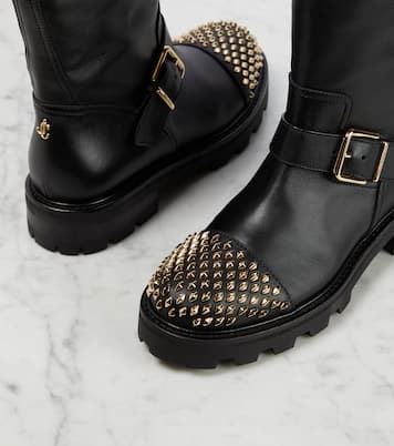Biker II leather ankle boots | Jimmy Choo