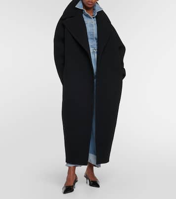 Cocoon wrap wool coat | Alaïa