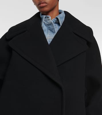 Cocoon wrap wool coat | Alaïa