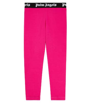 Leggings de jersey de mezcla de algodón | Palm Angels Kids