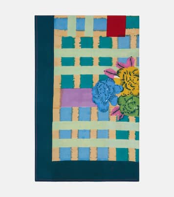 Nappe Ankara Aqua Large en coton | Lisa Corti