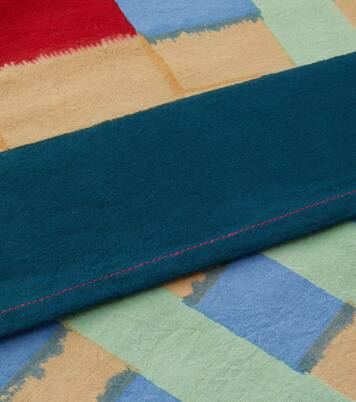 Nappe Ankara Aqua Large en coton | Lisa Corti