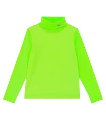 Mesh turtleneck top | Caroline Bosmans