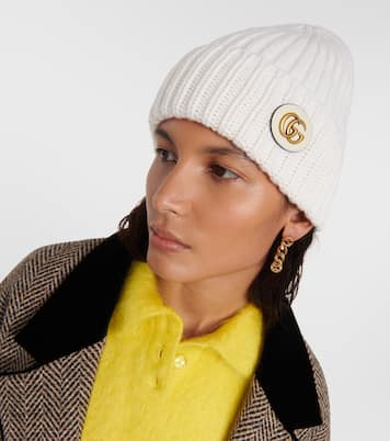 Mütze Double G aus Wolle und Kaschmir  | Gucci
